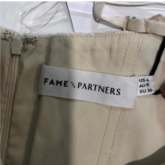 Fame and Partners Romantic rosettes long lace dress - Picture 15 of 15